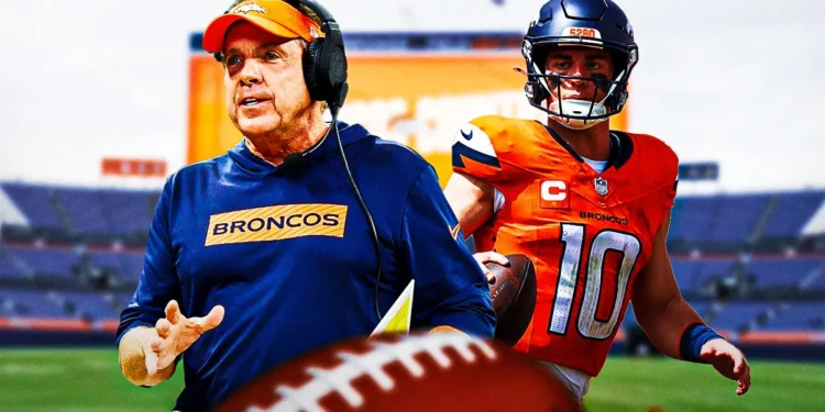 Broncos head coach Sean Payton’s first reaction to the team’s unsightly first win of the season.