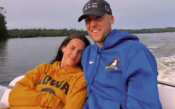 Caitlin Clark trades golf for NFL during off-season day with boyfriend Connor McCaffery and fever teammate.
