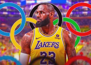 LeBron James shows off new tattoo inspired by the Olympics