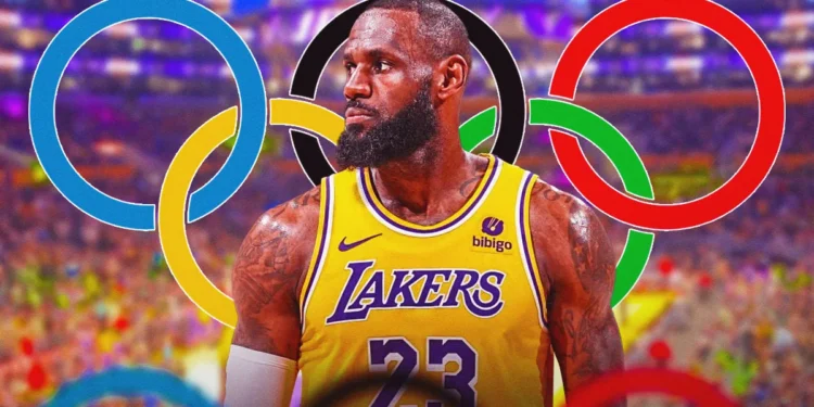 LeBron James shows off new tattoo inspired by the Olympics
