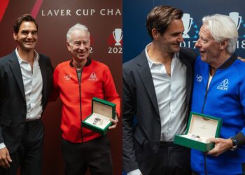 Roger Federer offers John McEnroe, Bjorn Borg personalized Rolex watches as they bid farewell to Laver Cup