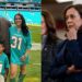 “I am begging you”: Raheem Mostert’s wife Devon writes a ‘heartbroken’ email after receiving backlash over viral Kamala Harris comments.