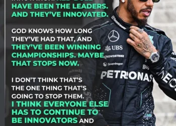 Lewis Hamilton gave his thoughts on the controversy surrounding Red Bull’s bib “trick”