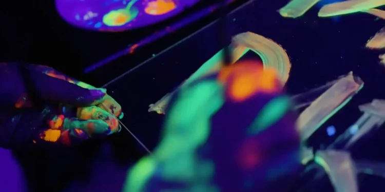 Get Creative with Neon Brush: A 21+ Paint-in-the-Dark Experience Like No Other!
