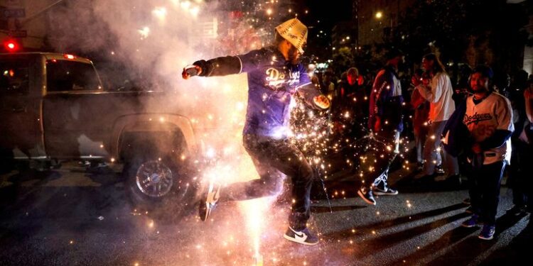 Celebration Turns Chaotic: Violence and Looting Erupt in Los Angeles Following Dodgers’ World Series Win