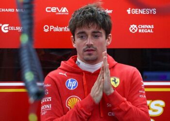 In Las Vegas qualifying, Charles Leclerc loses it and lashes out at the Ferrari squad in an expletive-filled tirade.