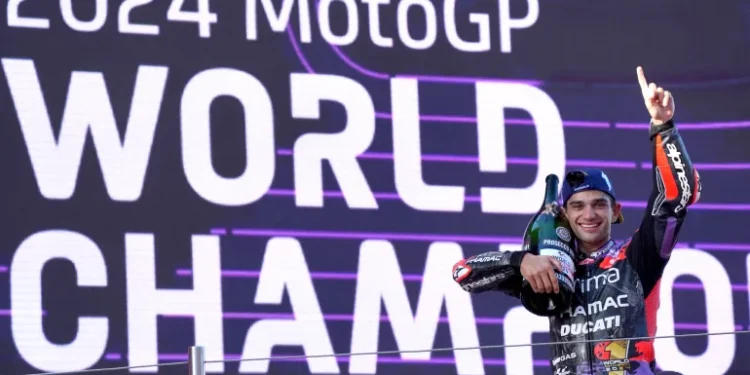 BREAKING: Jorge Martin of Spain wins 2024 MotoGP championship in Barcelona