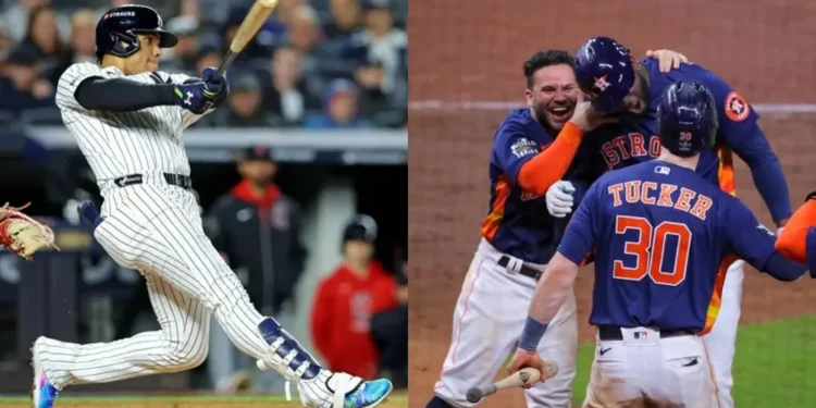 What would the Astros’ batting lineup look like at the top if they manage to get Juan Soto? ft. Yordan Alvarez, Kyle Tucker, and Jose Altuve