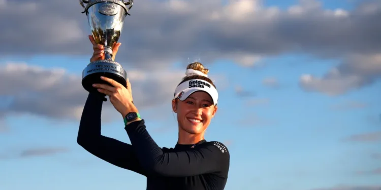 Nelly Korda is one of three LPGA players among the highest-paid female athletes in 2024.