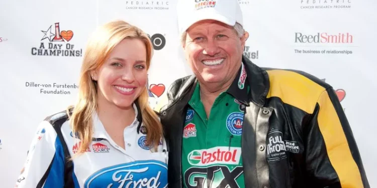 John Force Racing congratulates Brittany Force on her wedding following the NHRA season.