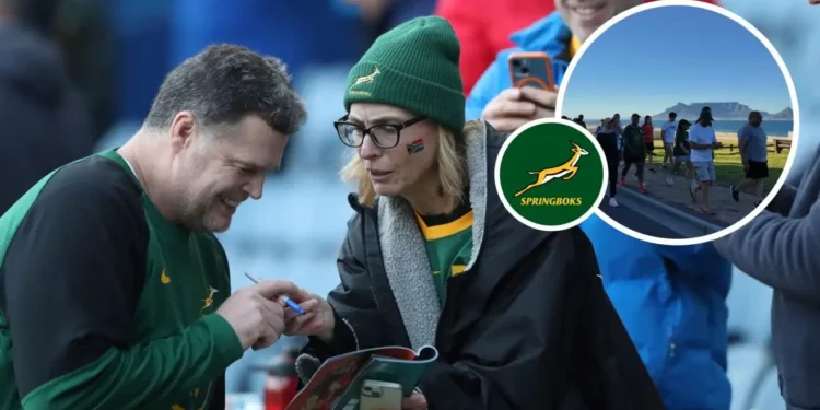 Springboks boss Rassie Erasmus underlines nation-building qualities with Christmas Day fan walk