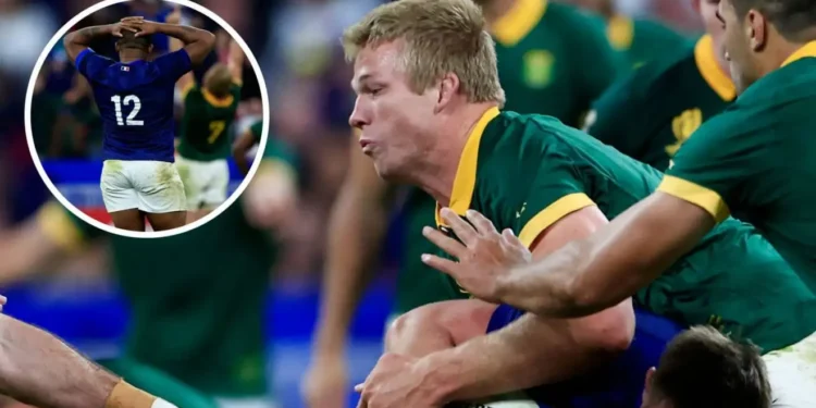 CASE GROWN WORSE: France centre Jonathan Danty Has Filed a case against Pieter-Steph du Toit for a perceived ‘injustice’. bitterness escalate about their Rugby World Cup exit to the Springboks and has…