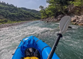 A 200km kayak voyage along a wild, untamed river in Europe