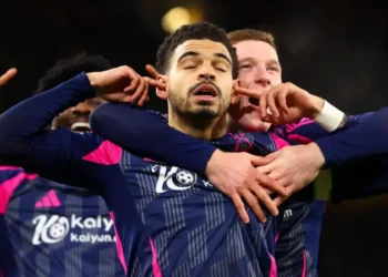 Morgan Gibbs-White inspired Nottingham Forest to a clinical win at Wolves, in front of new England manager Thomas Tuchel.