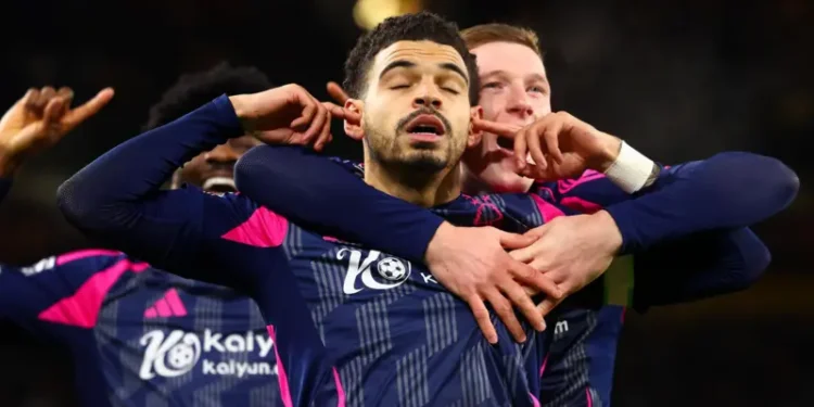 Morgan Gibbs-White inspired Nottingham Forest to a clinical win at Wolves, in front of new England manager Thomas Tuchel.