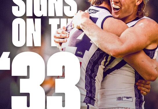 Fremantle’s Hayden Young locked in for the next nine seasons in massive contract extension