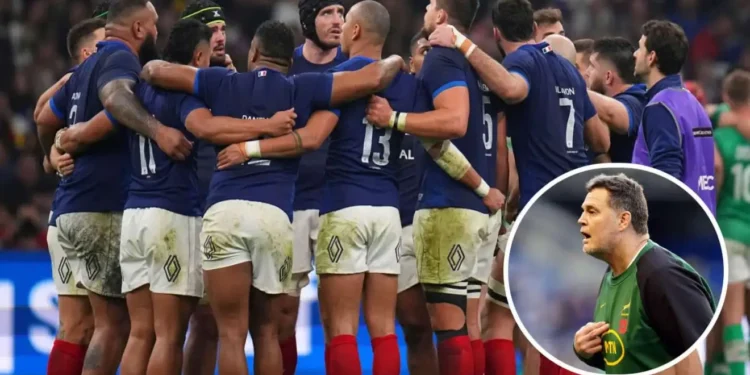 Rassie Erasmus and Springboks left trailing in France’s wake by STAGGERING statistic