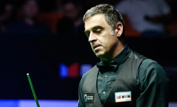 ALL GONE RON Ronnie O’Sullivan OUT of another snooker tournament after ‘losing the plot’ and snapping cue before the Masters