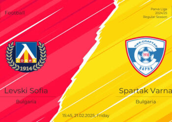 Мачът между Слевски София и Спартак Варна отложен от Българския футболен съюз поради опасения за сигурността