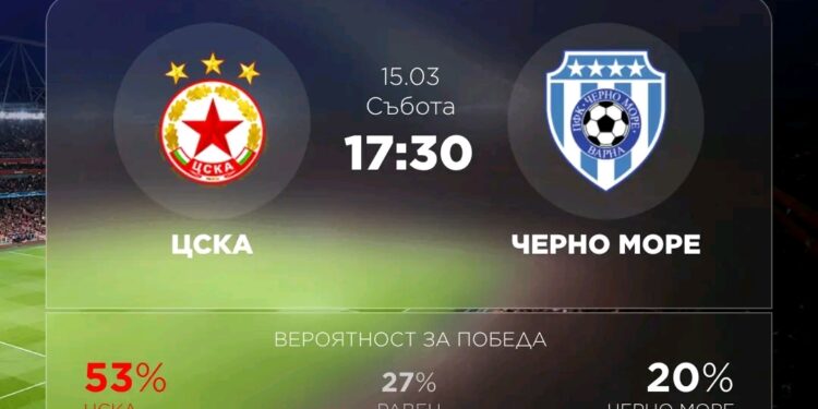 Мачът между ЦСКА София и Черно море отложен поради необходимите подготовки