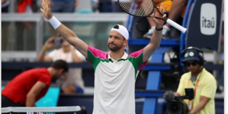 Григор Димитров постигна изключителна победа срещу Накашима в Маями