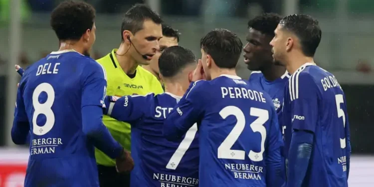 Milan-Como: espulso Dele Alli nella prima partita dopo due anni