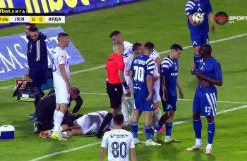 Разтърсваща драма на “Герена”: Зловеща контузия помрачи мача Левски – Арда (ВИДЕО)