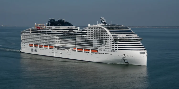 It’s here! The giant, new MSC Cruises ship taking on Icon of the Seas has arrived in Florida