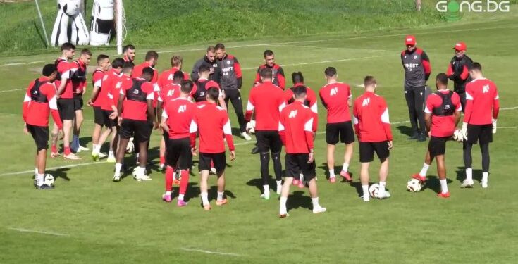 В подготовка за мача си срещу Берое, ЦСКА София проведе тренировъчно занимание.