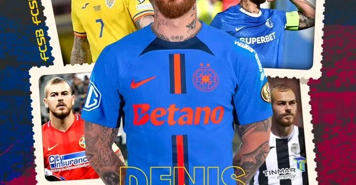 Denis Alibec revine în tricoul roș-albastru la aproape șapte ani după ce a jucat ultima dată pentru…