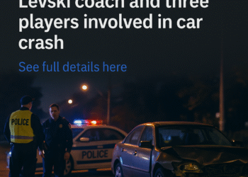 Тъжна новина: Треньорът на Левски и трима футболисти замесени в късна нощна автомобилна катастрофа – разследването продължава