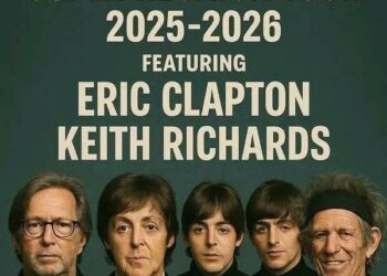 The Great Super Reunion: The Beatles Announce Unprecedented 2025–2026 Global Tour with Rock Legends Eric Clapton & Keith Richards — A Historic Celebration of Music, Legacy, and Brotherhood….