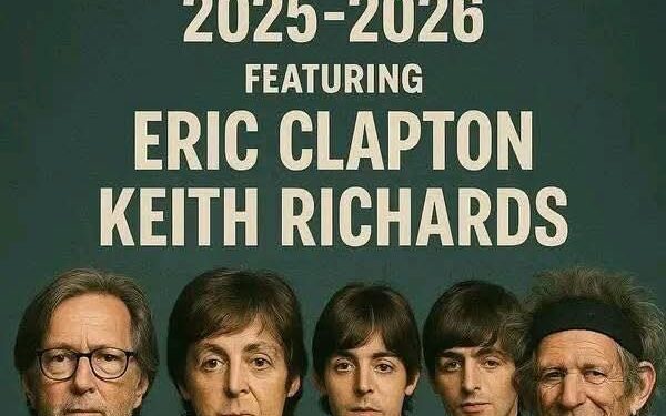 The Great Super Reunion: The Beatles Announce Unprecedented 2025–2026 Global Tour with Rock Legends Eric Clapton & Keith Richards — A Historic Celebration of Music, Legacy, and Brotherhood….