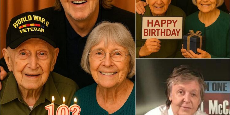BREAKING: Paul McCartney Gave Up His Private Helicopter to Reunite a 103-Year-Old WWII Veteran with His Wartime Sweetheart — What Happened Next Became a Birthday Gift for Paul Himself…