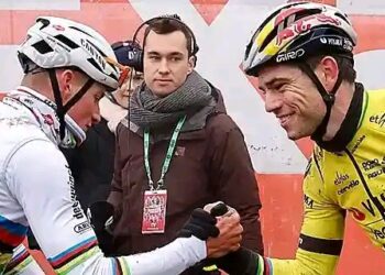 Van Aert veroordeelt aanval op Van der Poel: “Dit kan absoluut niet”