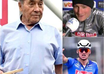 GENOEG IS GENOEG! WAT MATHIEU VAN DER POEL MOET DOORSTAAN IS EEN ONACCEPTABELE BELEDIGING. De Belgische wielerlegende Eddy Merckx heeft zich uitgesproken ter verdediging van Mathieu van der Poel met een botte, scherpe en schokkende verklaring die de hele wielerwereld stil deed vallen.