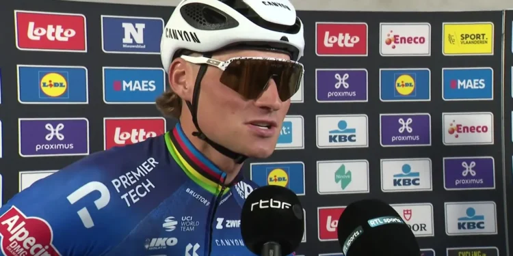 Mathieu van der Poel heeft tijdens Parijs-Roubaix per ongeluk een belangrijk detail onthuld over de nog niet uitgebrachte racefietspedalen van Shimano 🤯