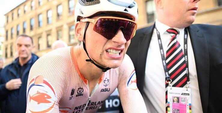 “On the Cipressa I felt I wasn’t at my best” – Mathieu van der Poel left frustrated after crash disrupts Milano-Sanremo bid
