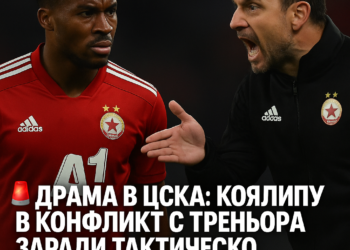 Драма в ЦСКА: Коялипу в конфликт с треньора заради тактическо разминаване!