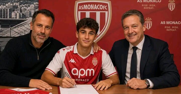 « Le sang légendaire de Monaco fait son retour alors que le fils de Ludovic Giuly signe son premier…⤵️⤵️