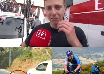 🖤🕊️ Tadej Pogačar expresa su profundo dolor por la trágica muerte del joven talento Finlay Tarling en la Volta a Portugal 2026