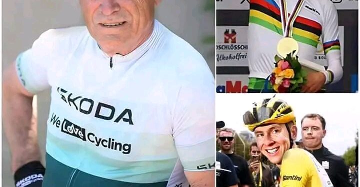 Bernard Hinault je Tadeju Pogačarju podaril klasično kolo, ki ga je podpisal sam, in prisrčno sporočilo: »Imaš ogenj strasti. Ne dovoli, da ga šibki ugasnejo.« Skromna, a močna gesta, ki lahko navdihne celotno novo generacijo kolesarjev. Tadej Pogačar se je na to darilo odzval z 10 besedami, ki so Bernarda Hinaulta globoko ganile …!!!!