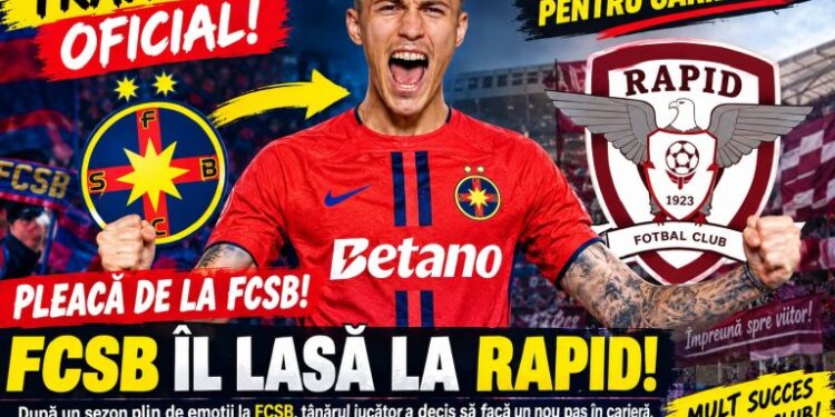 Vești șocante: atacantul/extremă de la FCSB, Octavian Popescu, fotbalist român, a semnat un contract pe 5 ani cu…….