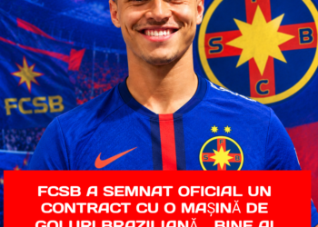 FCSB a semnat oficial un contract cu o mașină de goluri braziliană… Bine ai venit acasă!! 🔗Click aici: