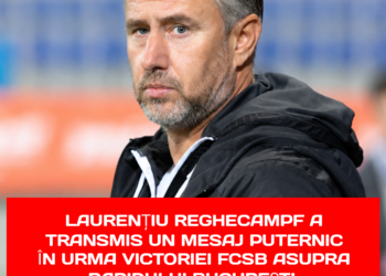 Laurențiu Reghecampf a transmis un mesaj puternic în urma victoriei FCSB asupra Rapidului București.
