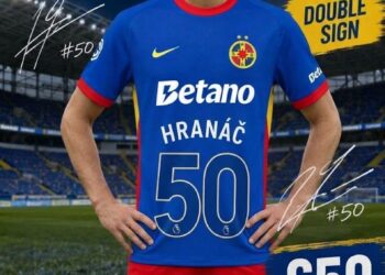 OFICIAL: Robin Hranáč finalizează transferul de 50 de milioane de lire sterline la FCSB, într-o dublă mutare spectaculoasă anunțată astăzi…
