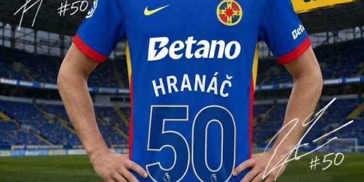 OFICIAL: Robin Hranáč finalizează transferul de 50 de milioane de lire sterline la FCSB, într-o dublă mutare spectaculoasă anunțată astăzi…