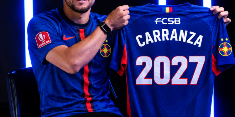 FCSB a semnat un acord de împrumut cu atacantul Julián Carranza, valabil până în 2027.