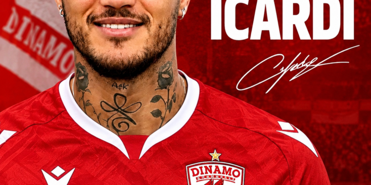 🚨 IATĂ-L! MAURO ICARDI SE ALĂTURĂ LUI DINAMO BUCUREȘTI; ATACANTUL ARGENTINIAN SEMNEAZĂ UN CONTRACT PE 3 ANI, DUPĂ CE A PLECAT DE LA GALATASARAY DIN POSTURA DE JUCĂTOR LIBER, ȘI DEVINE CEL MAI VALOROS JUCĂTOR AL LUI DINAMO BUCUREȘTI.